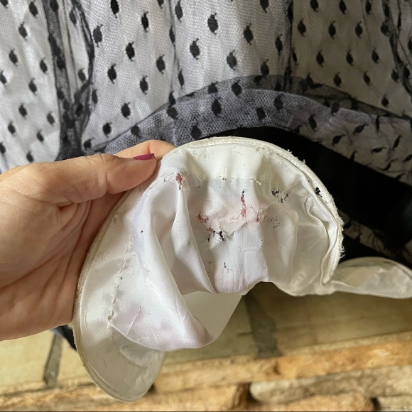 Vintage 50s style Bill Blass Evening dress strapless size 14 or large - Picture 10 of 15